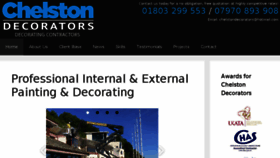 What Chelstondecorators.com website looked like in 2017 (6 years ago)