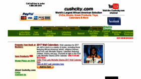 What Cushcity.com website looked like in 2017 (6 years ago)