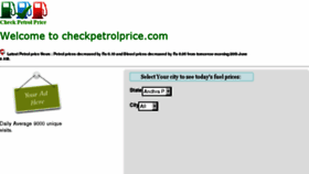 What Checkpetrolprice.com website looked like in 2017 (6 years ago)