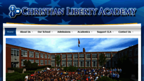What Christianlibertyacademy.com website looked like in 2017 (6 years ago)