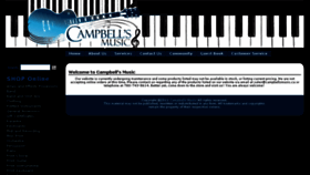 What Campbellsmusic.ca website looked like in 2017 (6 years ago)