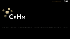 What Cshm.ca website looked like in 2017 (6 years ago)