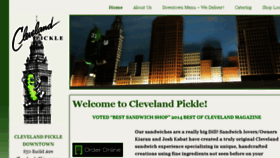 What Clevelandpickle.com website looked like in 2017 (7 years ago)