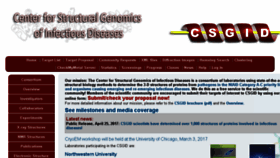 What Csgid.org website looked like in 2017 (6 years ago)