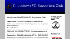 What Chasetownfcsupportersclub.com website looked like in 2017 (6 years ago)