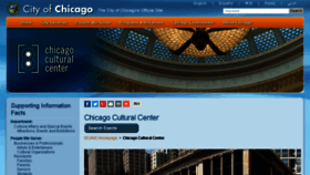 What Chicagoculturalcenter.org website looked like in 2017 (6 years ago)