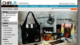 What Chalahandbags.com website looked like in 2017 (6 years ago)