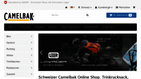 What Camelbakshop.ch website looked like in 2017 (6 years ago)