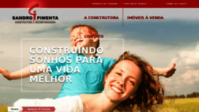 What Construtorasandropimenta.com.br website looked like in 2017 (6 years ago)