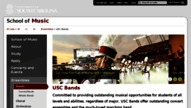 What Carolinaband.org website looked like in 2017 (6 years ago)