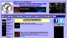 What Catawbasky.org website looked like in 2017 (6 years ago)