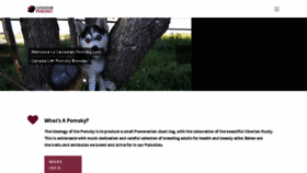 What Canadianpomsky.com website looked like in 2017 (6 years ago)