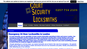 What Courtsecurity.co.uk website looked like in 2017 (6 years ago)
