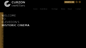 What Curzon.org.uk website looked like in 2017 (6 years ago)