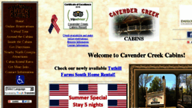 What Cavendercreek.com website looked like in 2017 (6 years ago)