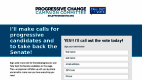 What Calloutthevote.com website looked like in 2017 (6 years ago)