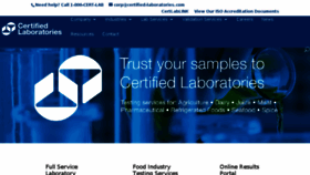 What Certified-laboratories.com website looked like in 2017 (7 years ago)