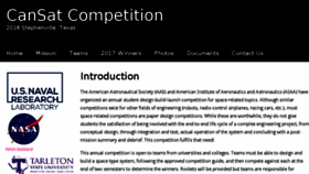 What Cansatcompetition.com website looked like in 2017 (6 years ago)