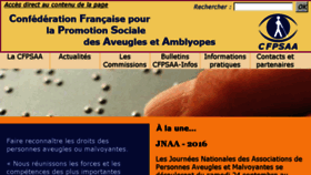What Cfpsaa.fr website looked like in 2017 (6 years ago)