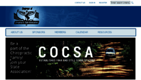 What Cocsa.org website looked like in 2017 (6 years ago)