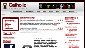 What Catholic-citizenship.org website looked like in 2017 (6 years ago)