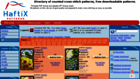 What Cross-stitch-patterns.eu website looked like in 2017 (6 years ago)