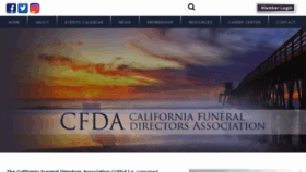 What Cafda.org website looked like in 2017 (6 years ago)