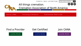 What Cremationassociation.org website looked like in 2017 (6 years ago)