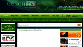 What Conchtv.com website looked like in 2017 (6 years ago)