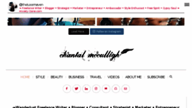 What Chantalmcculligh.com website looked like in 2017 (6 years ago)