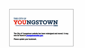 What Cityofyoungstownoh.org website looked like in 2017 (6 years ago)