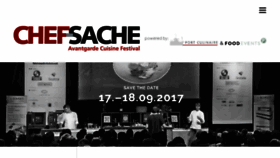 What Chef-sache.eu website looked like in 2017 (6 years ago)