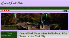 What Centralparkbikes.com website looked like in 2017 (6 years ago)