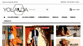 What Calzadosyolanda.com website looked like in 2017 (6 years ago)