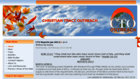 What Christiantractoutreach.com website looked like in 2017 (6 years ago)