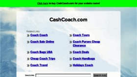 What Cashcoach.com website looked like in 2017 (6 years ago)