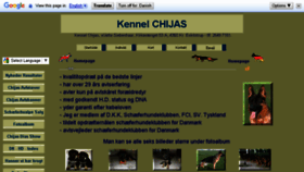 What Chijas.dk website looked like in 2017 (6 years ago)