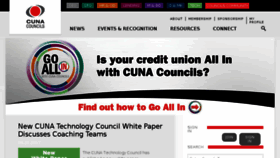 What Cunacfocouncil.org website looked like in 2017 (6 years ago)