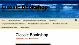 What Classicbookshop.com website looked like in 2017 (6 years ago)