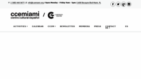 What Ccemiami.org website looked like in 2017 (6 years ago)