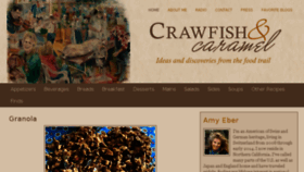 What Crawfishandcaramel.com website looked like in 2017 (6 years ago)