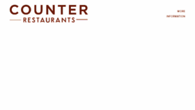 What Counterrestaurants.com website looked like in 2017 (6 years ago)