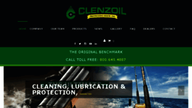 What Clenzoil.com website looked like in 2017 (6 years ago)