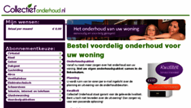 What Collectief-onderhoud.nl website looked like in 2017 (6 years ago)