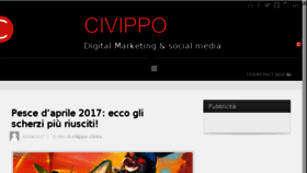 What Civippo.it website looked like in 2017 (6 years ago)