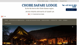 What Chobesafarilodge.net website looked like in 2017 (6 years ago)