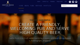 What Castlerockbrewery.co.uk website looked like in 2017 (6 years ago)