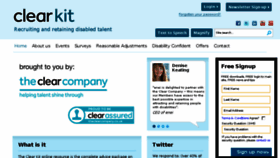 What Clearkit.co.uk website looked like in 2017 (6 years ago)