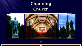 What Channingchurch.org website looked like in 2017 (6 years ago)