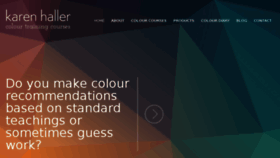 What Colour-training.com website looked like in 2017 (6 years ago)